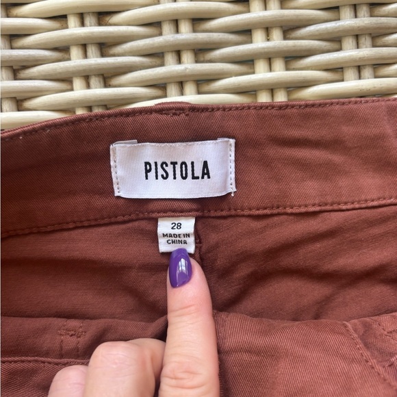 Pistola Nicole Wide Leg High Rise Spice‎ Pants size 28 workwear classic boho - Picture 8 of 12